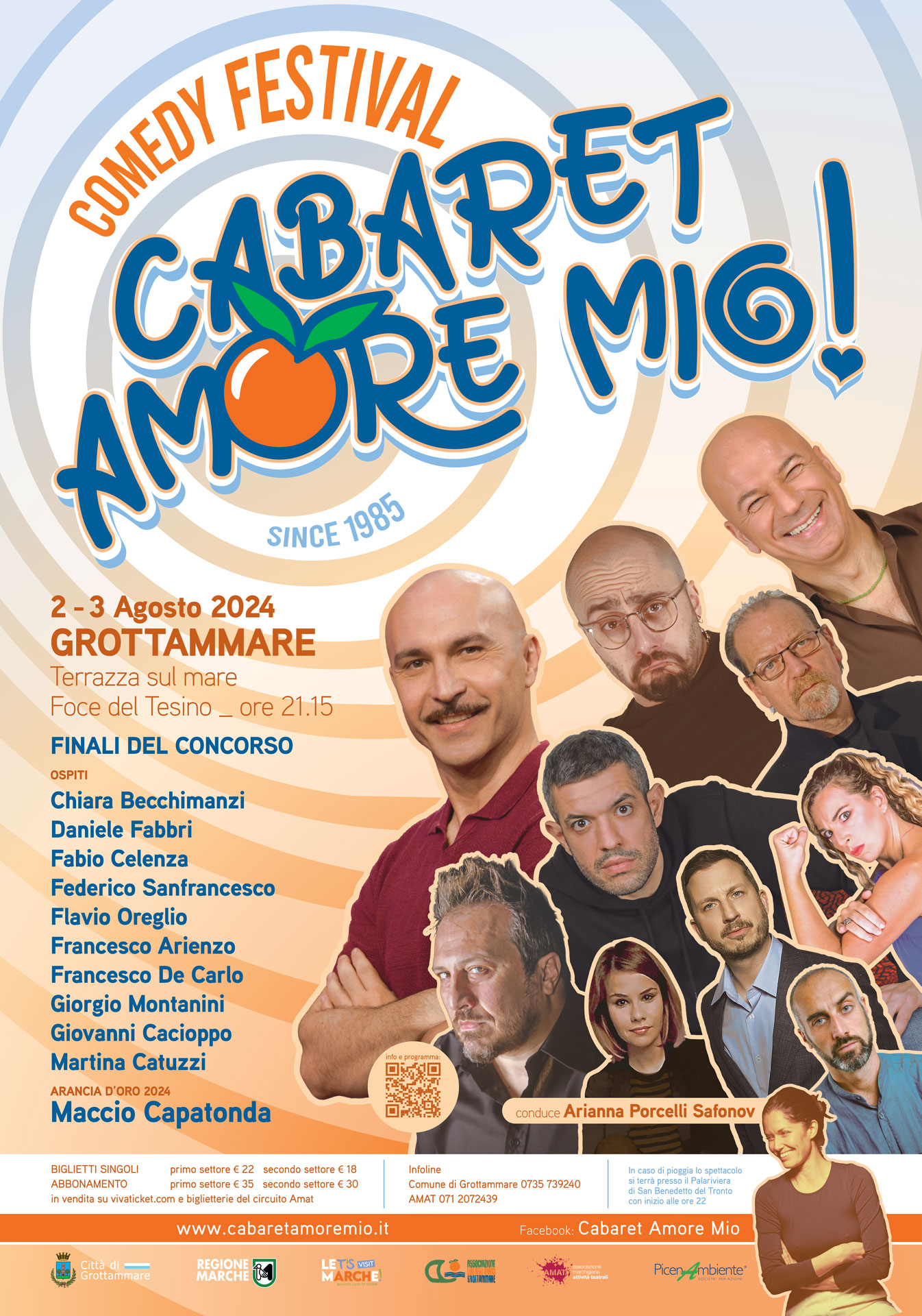 GROTTAMMARE, 39° “CABARET, AMORE MIO!”, PREVENDITE DA LUNEDÌ 24 GIUGNO