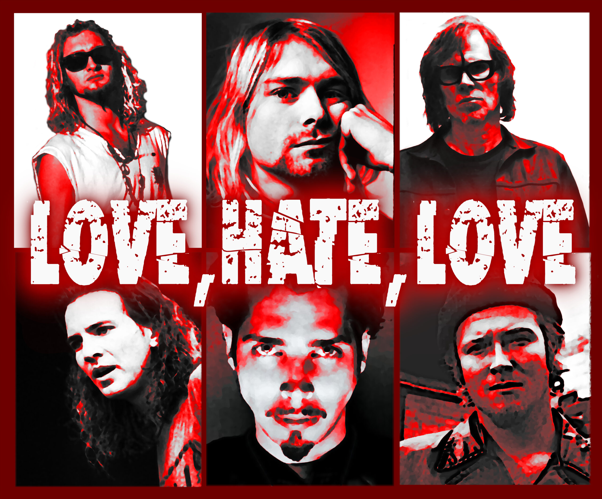 LOVE,HATE,LOVE - L'era del Grunge. Un concerto spettacolo sulla musica di Seattle