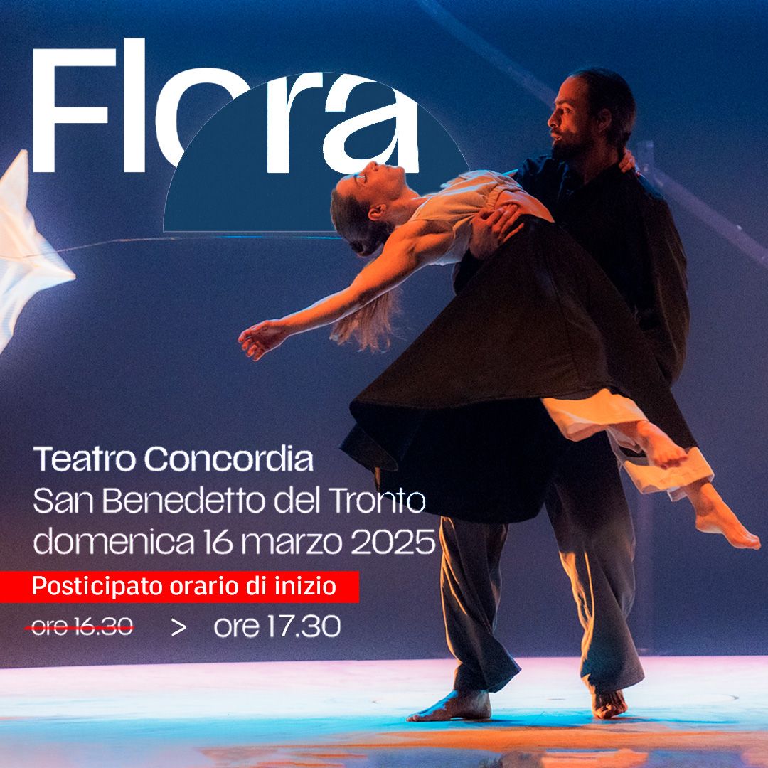 SAN BENEDETTO, “FLORA”: IL CIRCO DI DUO KAOS AL CONCORDIA DOMENICA 16 MARZO